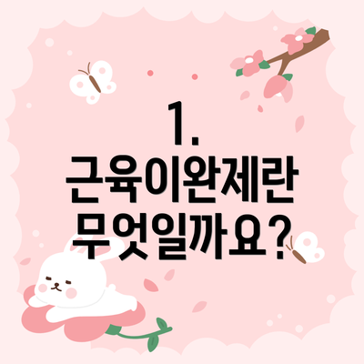 1. 근육이완제란 무엇일까요?