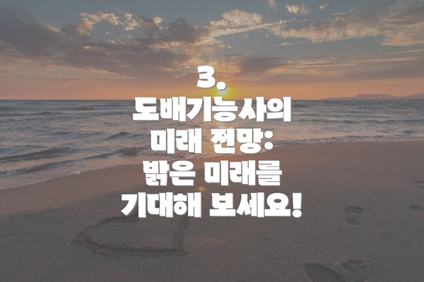 3. 도배기능사의 미래 전망: 밝은 미래를 기대해 보세요!