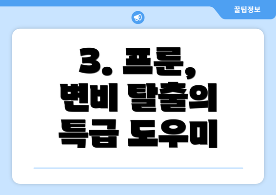 3. 프룬, 변비 탈출의 특급 도우미