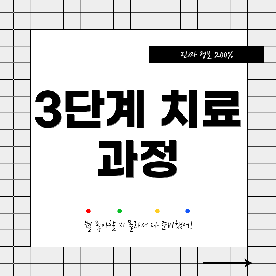 3단계 치료 과정
