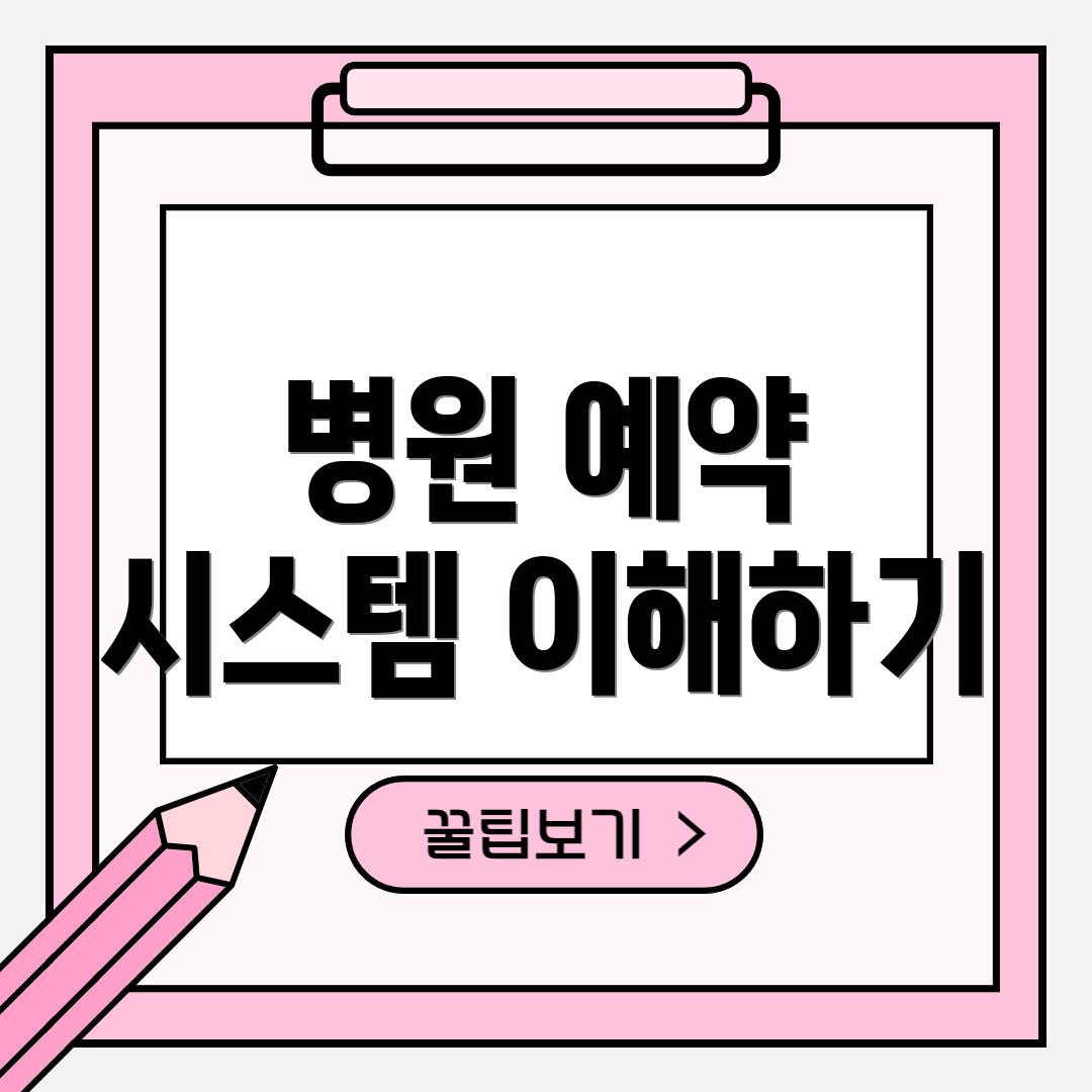 병원 예약 시스템 이해하기