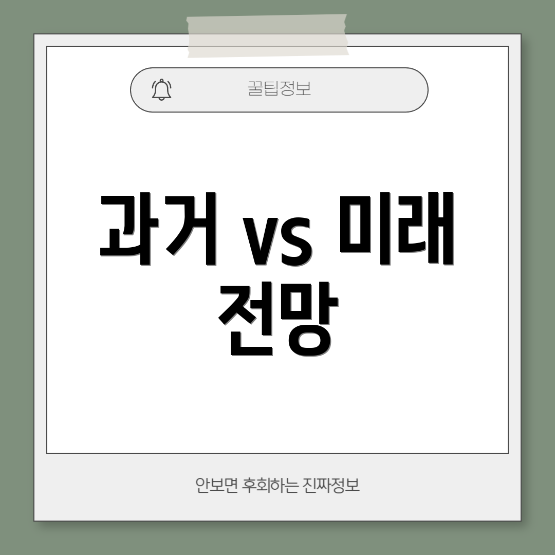 과거 vs 미래 전망