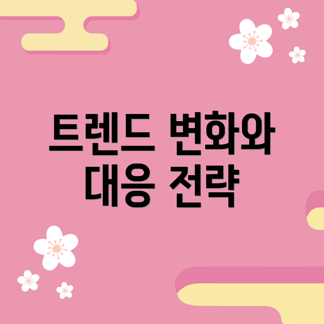 트렌드 변화와 대응 전략