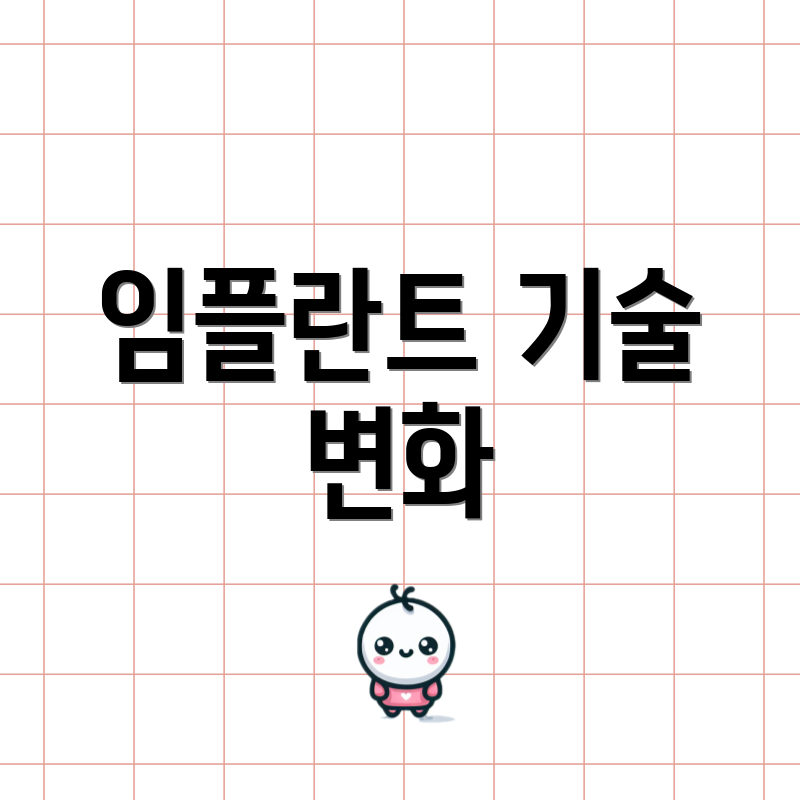 임플란트 기술 변화
