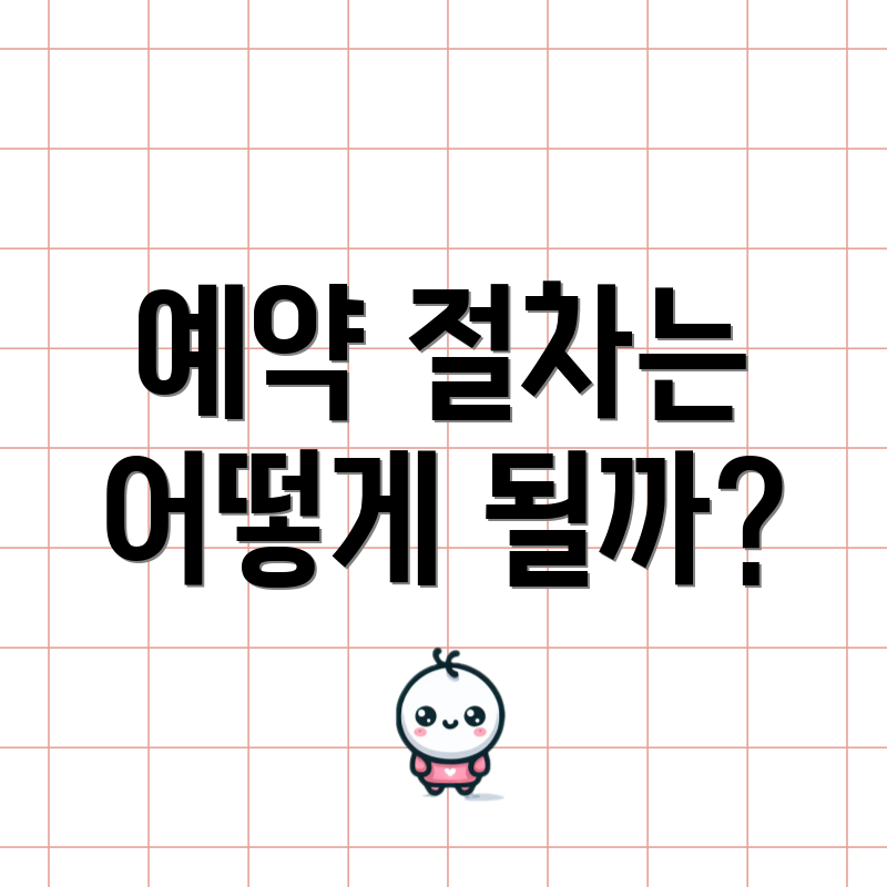 예약 절차는 어떻게 될까?