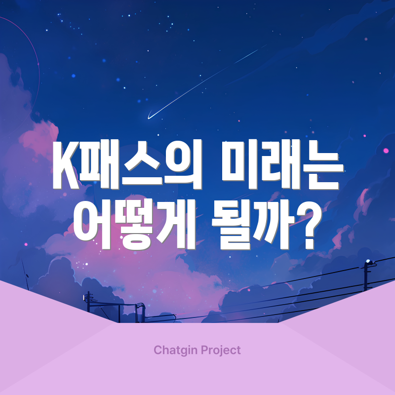 K패스의 미래는 어떻게 될까?