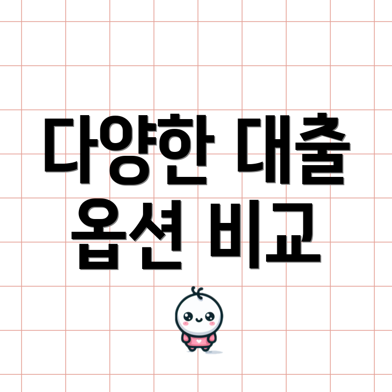 다양한 대출 옵션 비교
