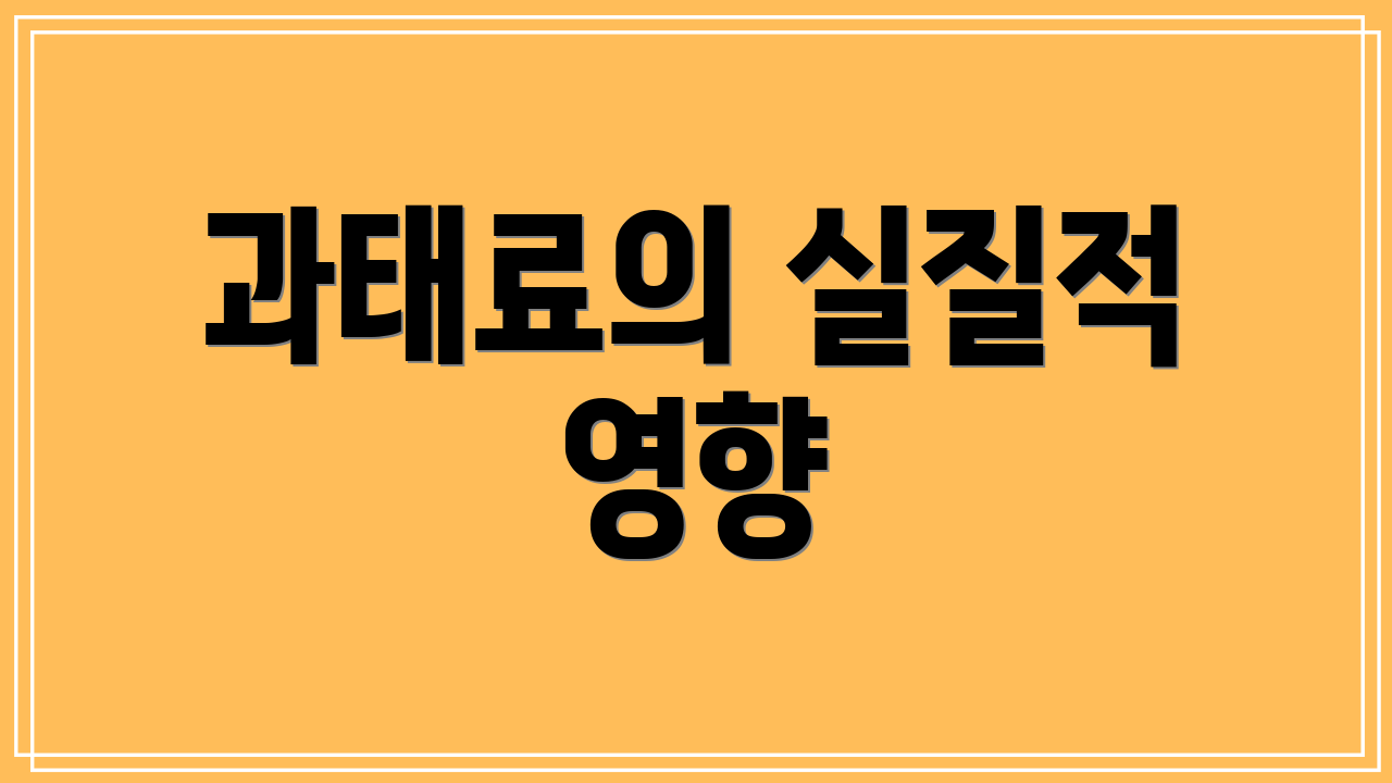 과태료의 실질적 영향
