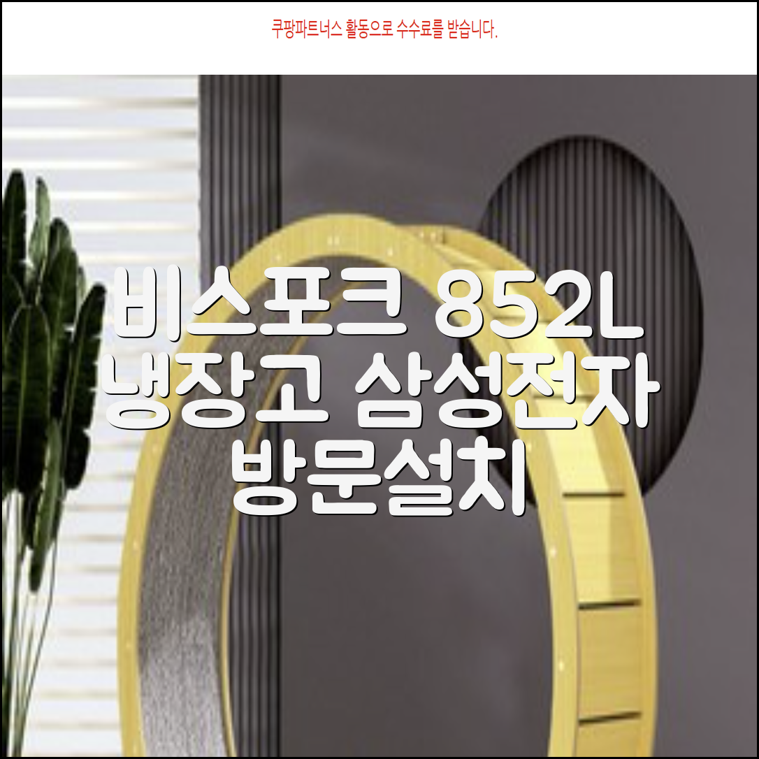 [색상선택형] 삼성전자 비스포크 852L 2도어 양문형 냉장고 방문설치, RS84DB5002CW 추천 리뷰