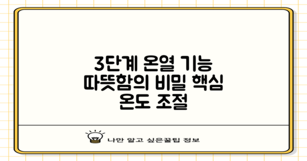 3단계 온열 기능