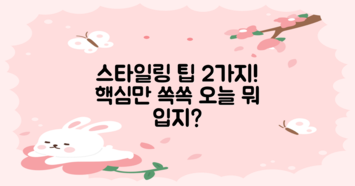 2가지 스타일링 제안