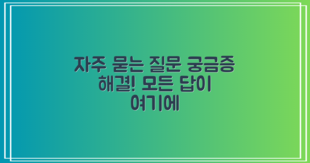 자주 묻는 질문