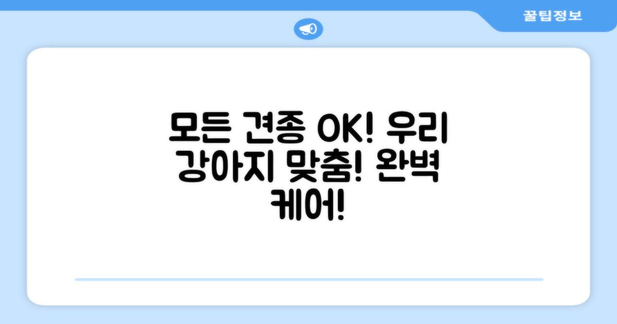 모든 견종에 최적화