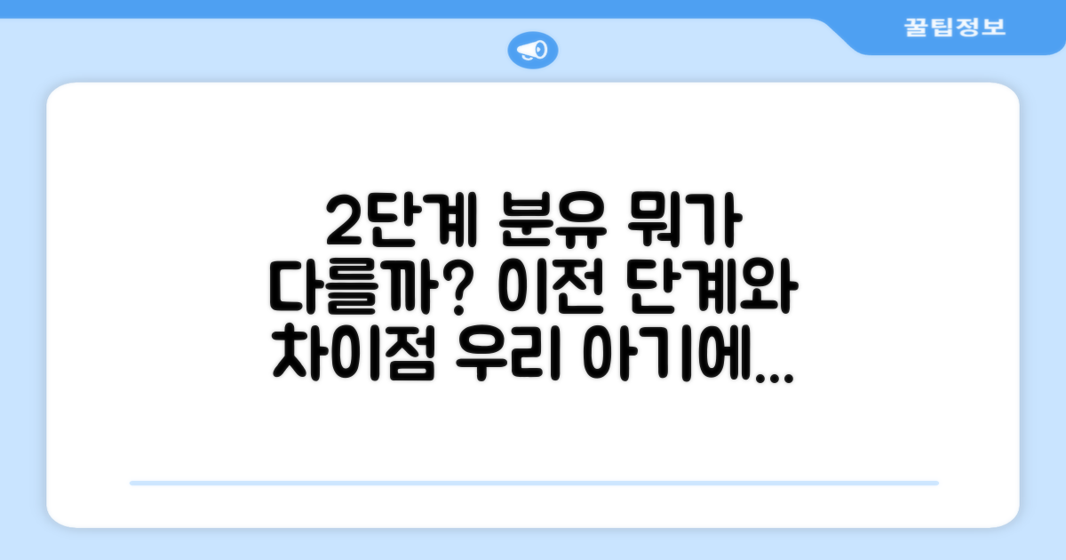 2단계 분유, 이전 단계와 차이점