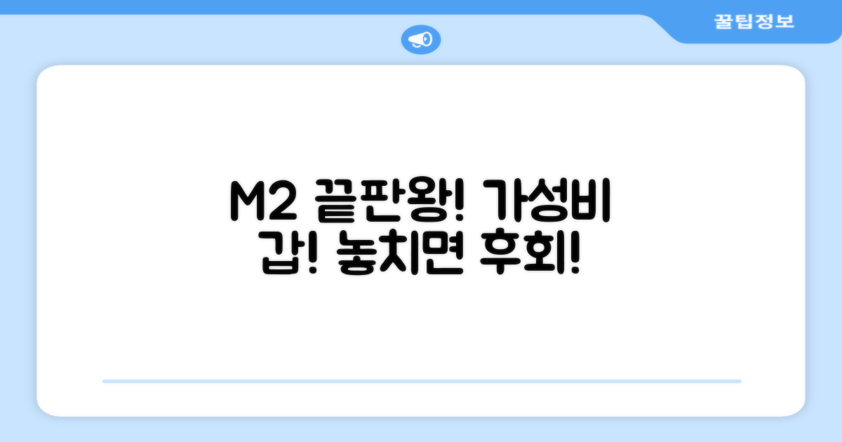 M2, 가성비 끝판왕