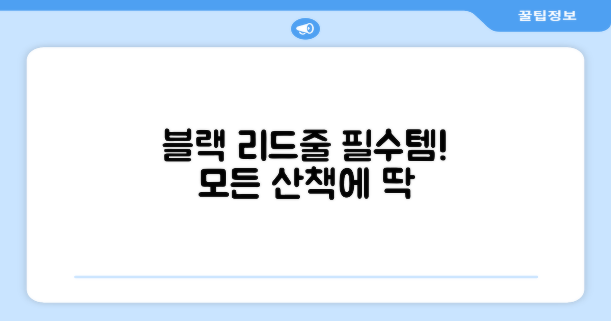 블랙 리드줄 추천 이유