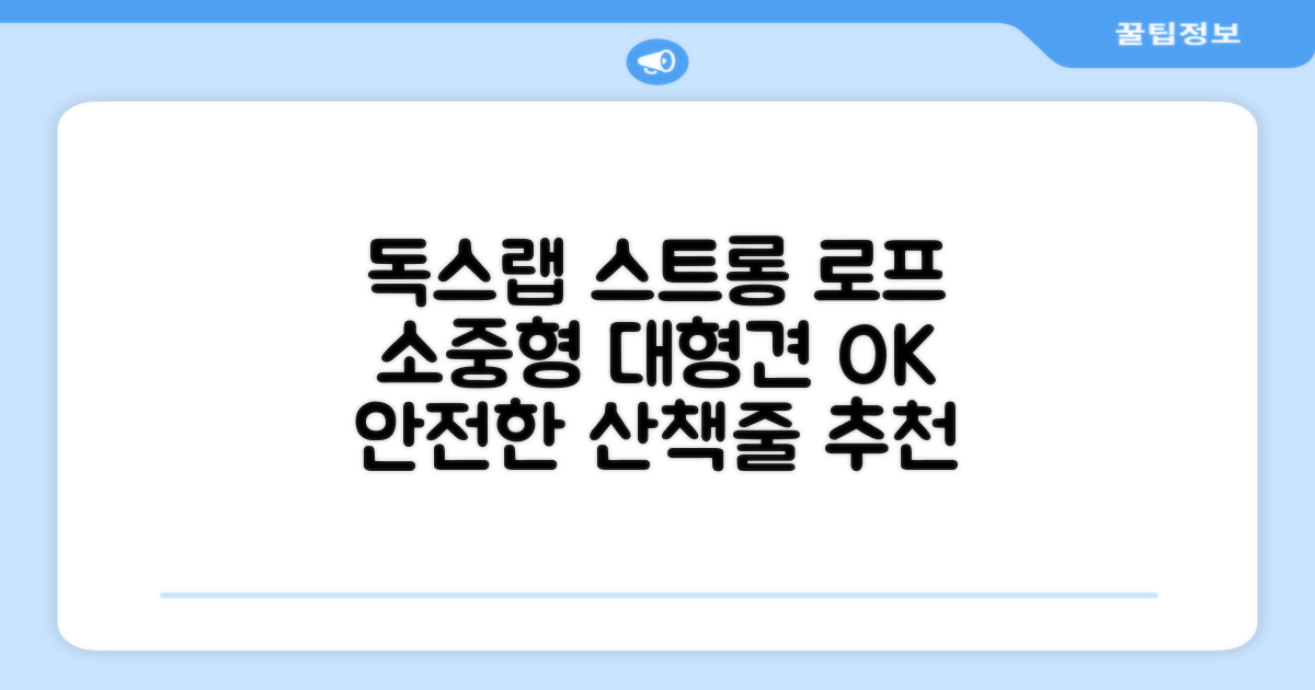 독스랩 1.5m 2m 3m 5m 스트롱 로프 소형견 중형견 대형견 줄 강아지 리드줄 산책줄, 블랙, 1개 추천 리뷰