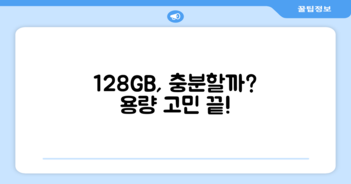 128GB, 충분할까?