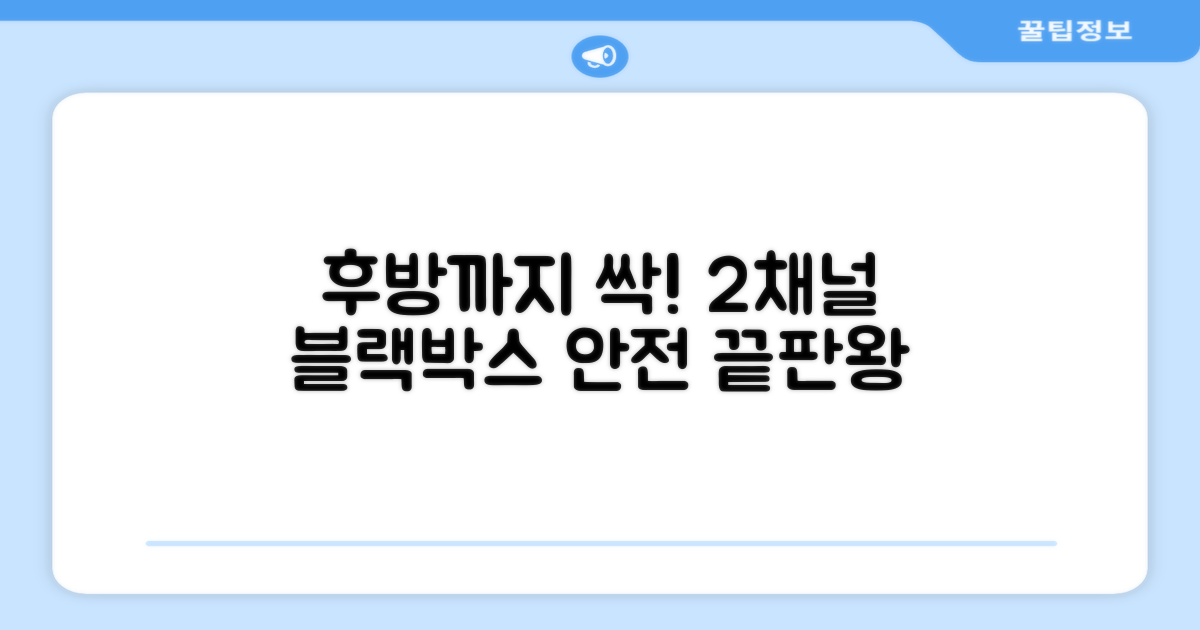 2채널, 후방까지 안전할까?