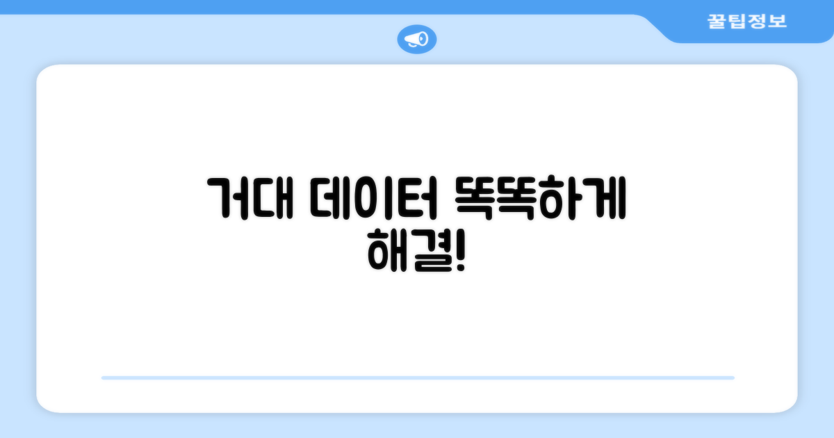 대용량 처리, 스마트함의 시작