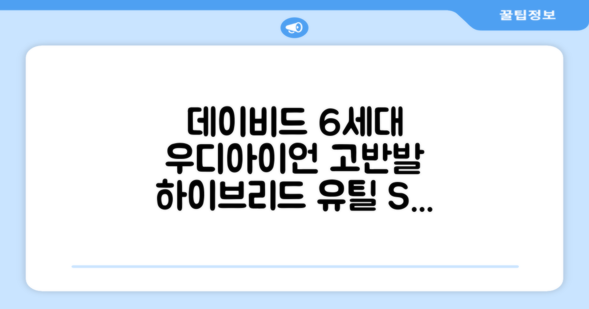 데이비드 신형 6세대 우디아이언 고반발 하이브리드 유틸리티 우드 + 자석티 2번 3번 4번 5번, SR, 23도 추천 리뷰