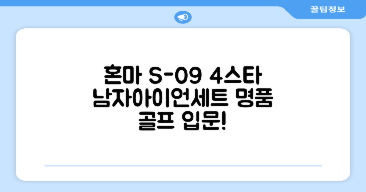 혼마아이언세트 남자아이언세트 S-09 혼마아이언 4스타 4/5/6/7/8/9/10/11/A/S 아이언커버 포함, 그라파이트S 추천 리뷰