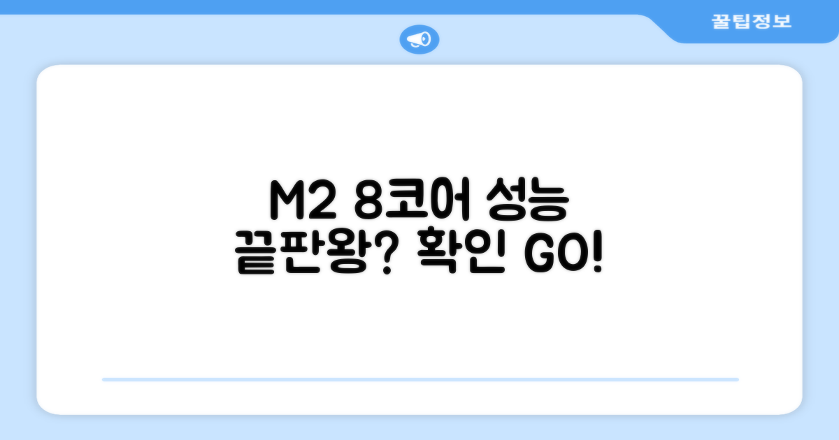 M2 8코어, 성능은 어떨까?