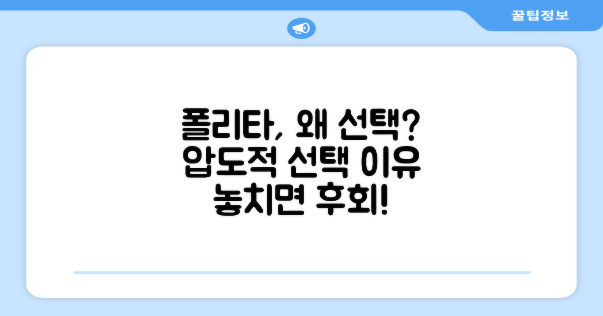 왜 폴리타를 선택해야 할까?