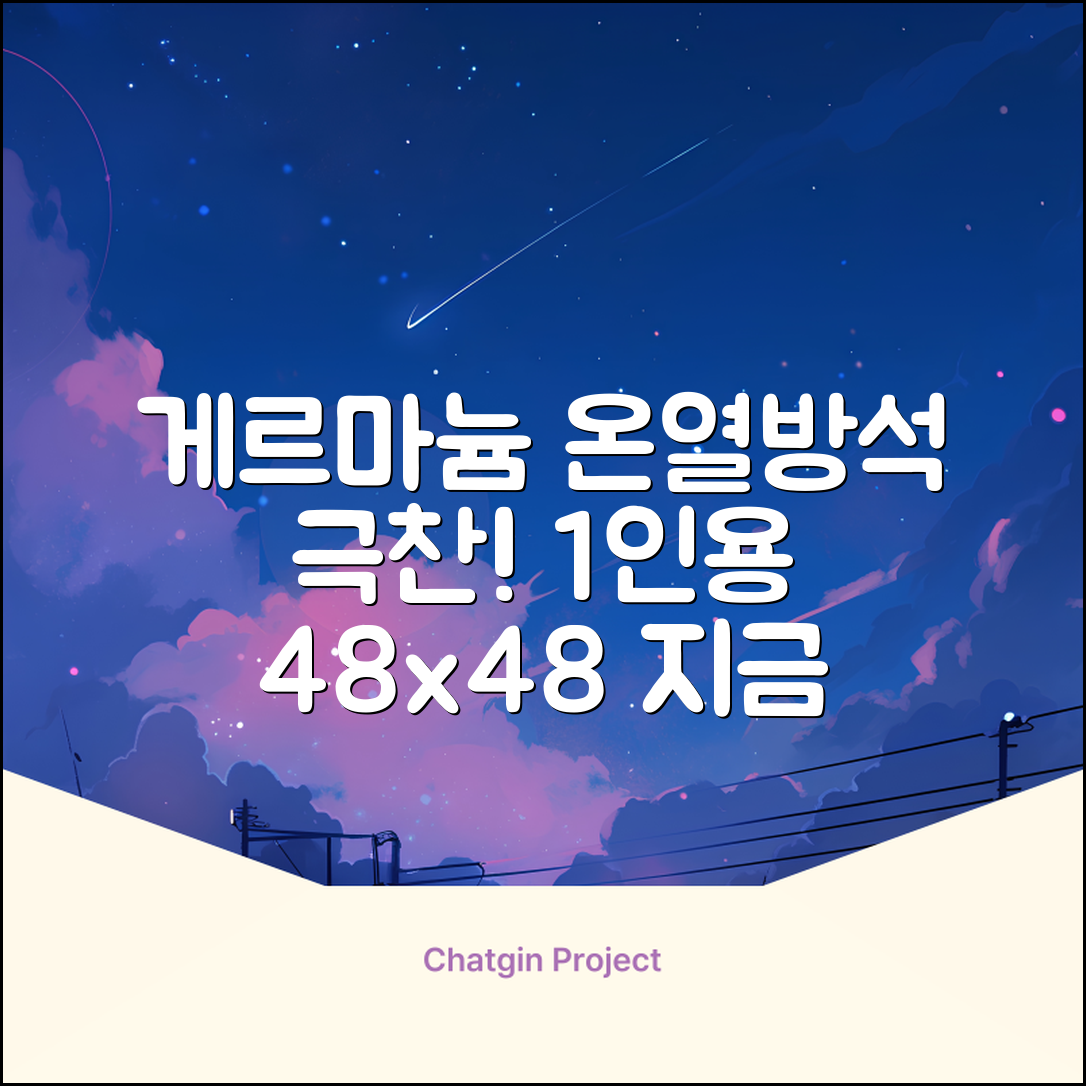 한일메디칼 GERMANIUM 게르마늄 온열 건강방석, 1인용 48X48mm, 1개 추천 리뷰