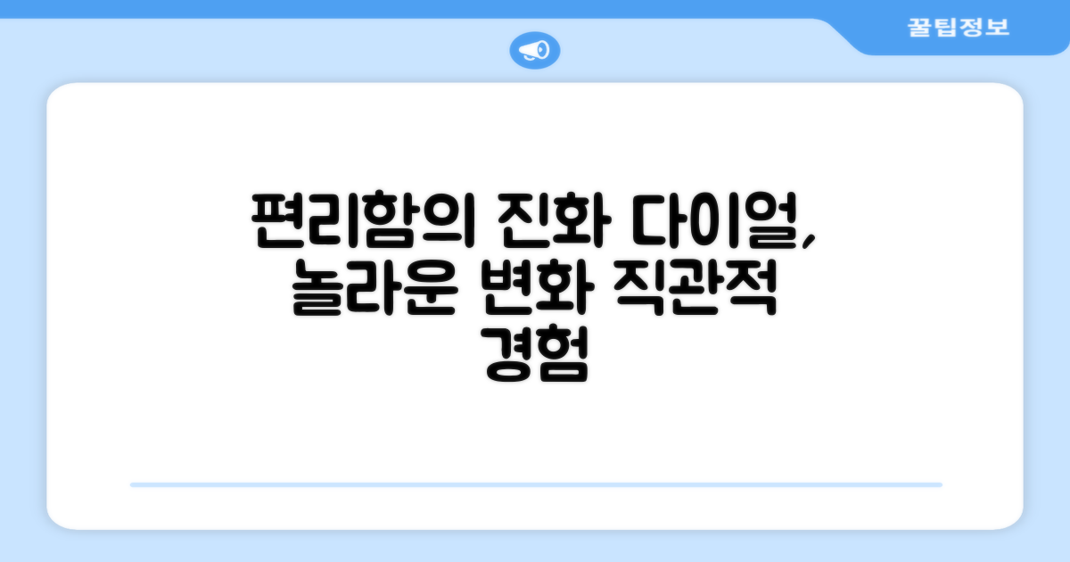 다이얼, 편리함의 진화