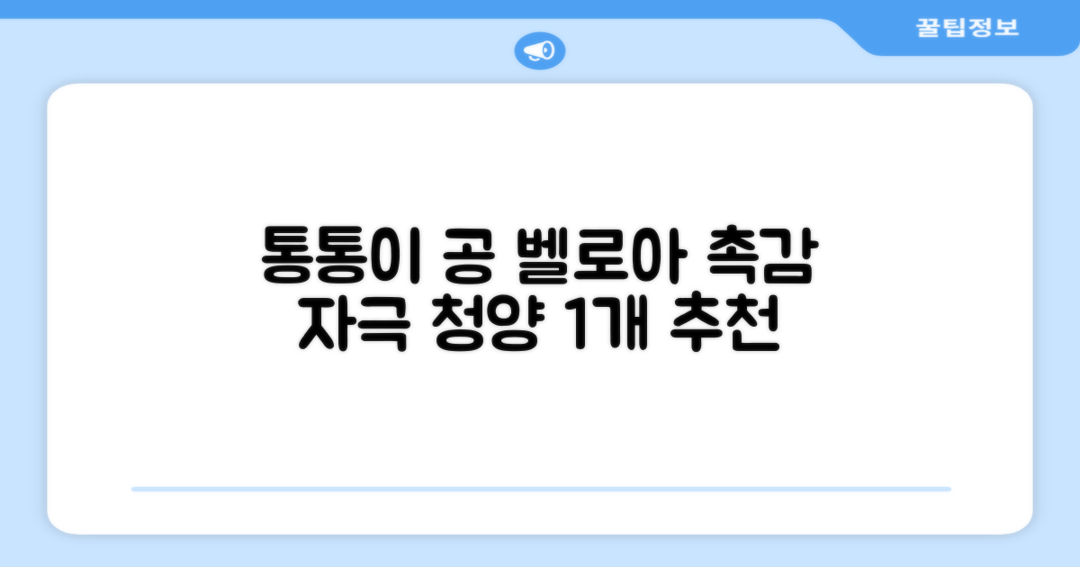 청양 통통이공/ 소리나는 촉감자극공 벨로아 소재, 통통이공-대, 1개 추천 리뷰
